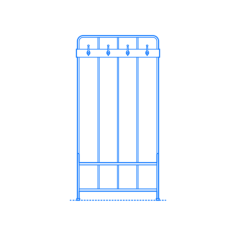 Furniture Hall Tree Arverne Hall Tree Tracing Svg Vector, Free Vectors File